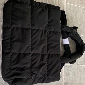 GAP Charcoal Quilted Tote